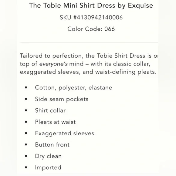 Anthropologie x Exquise The Tobie Button-Front Pleated Shirt Dress Size XL NWT - Picture 5 of 11